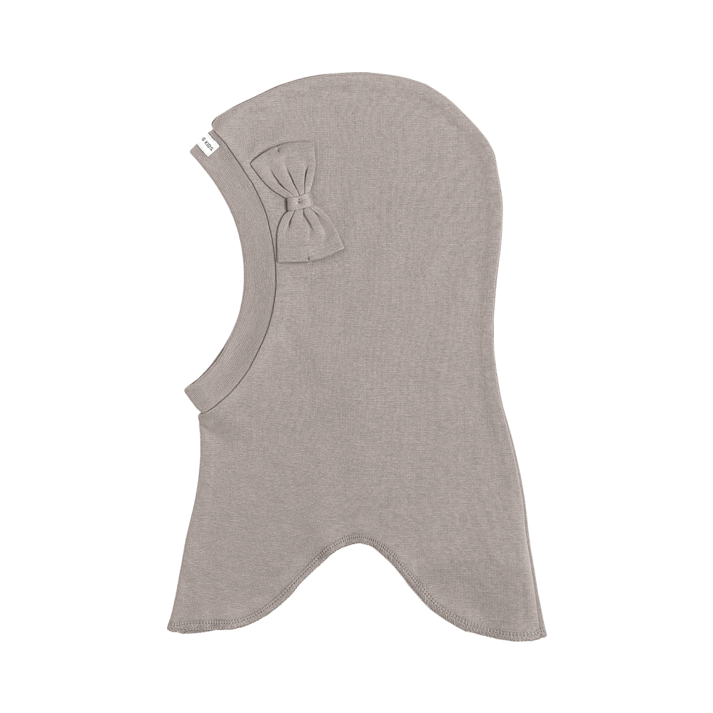 Racing Kids Bomuld Rund 1-lags Elefanthue Stone m/sløjfe