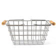 Mamamemo Metal Kurv Med Træhåndtag