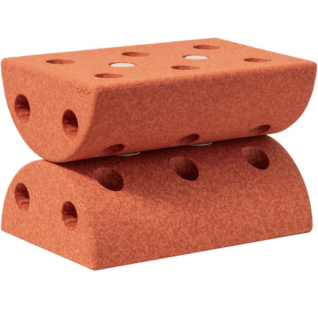 MODU Børneskammel Burnt Orange / Dusty Green