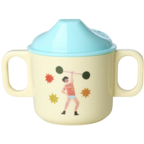 Rice Fun Fair Print Mint Melamine 2 Håndtag Tudekop