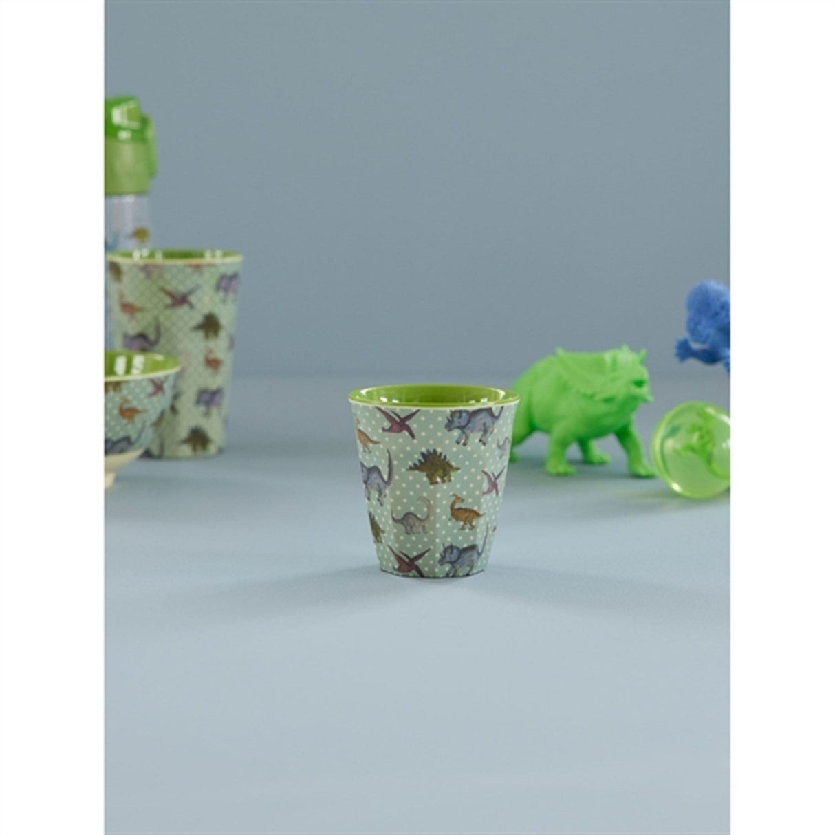 RICE New Dino Print Mellem Melamin Kop