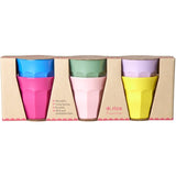 RICE Multicolour Lille Melamin Kop 6-pak