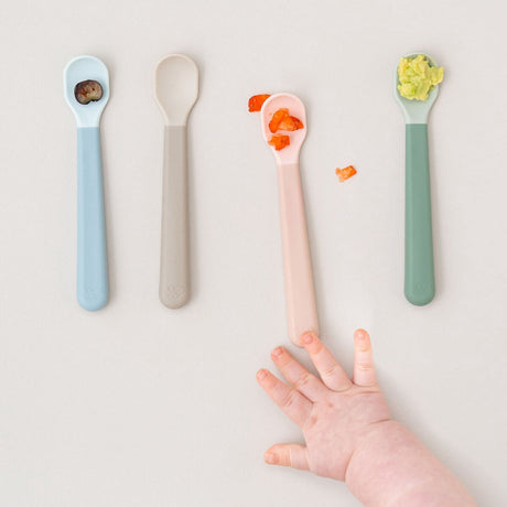 DonebyDeer Foodie Easy-Grip Babyske 3-Pak Sand