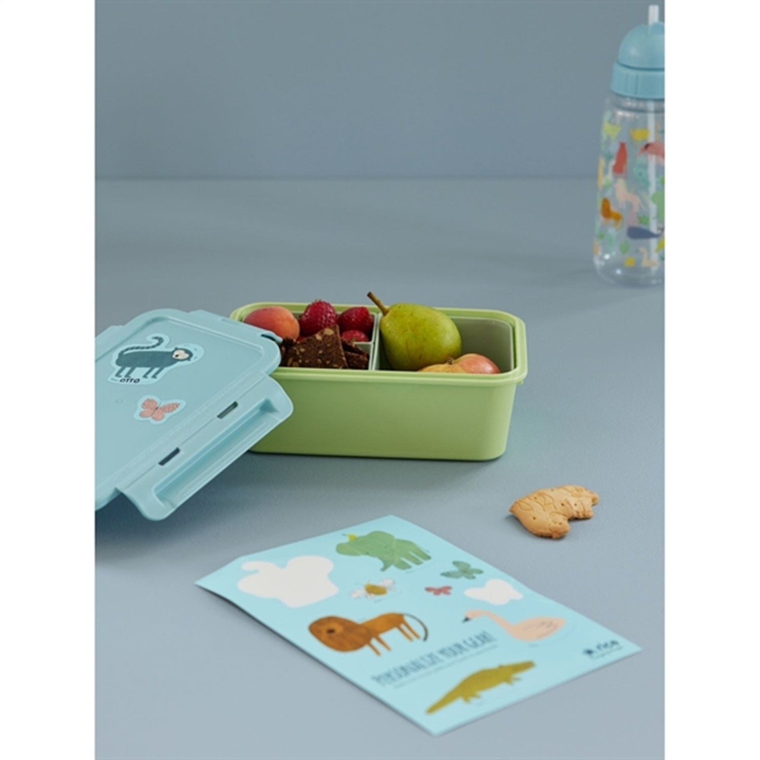 RICE Jungle Theme Klistermærker til Madkasse