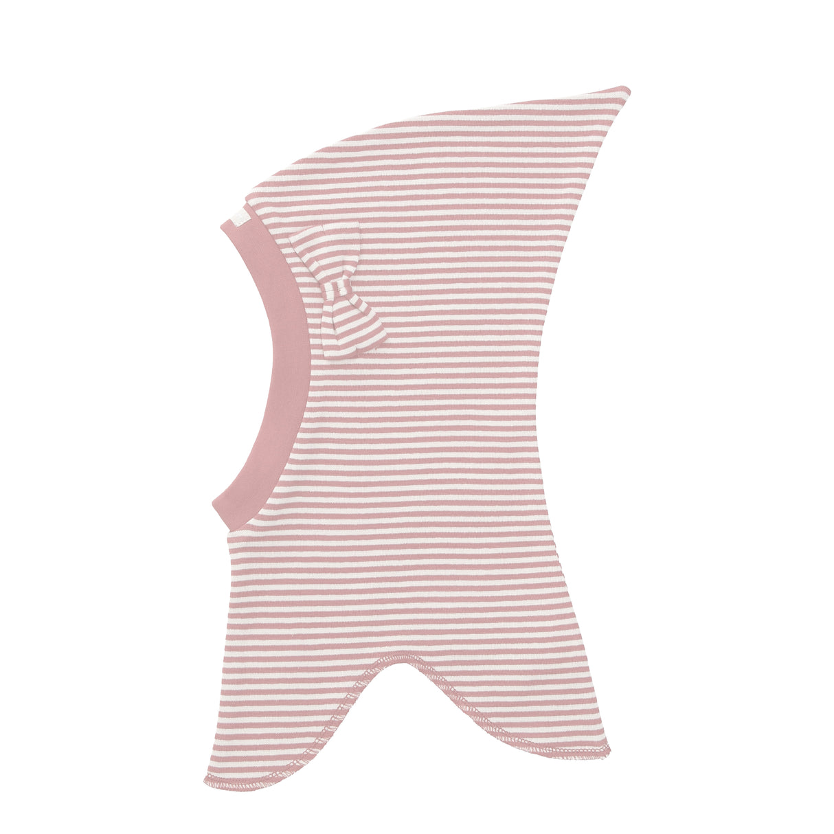 Racing Kids Bomuld 1-lags Spids Elefanthue Rose/ivory m/sløjfe