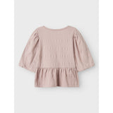 Name It Burnished Lilac Nmfkesia 3/4 Sleeve Top