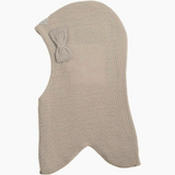 Racing Kids Uld Rund Elefanthue m/Sløjfe Beige grey