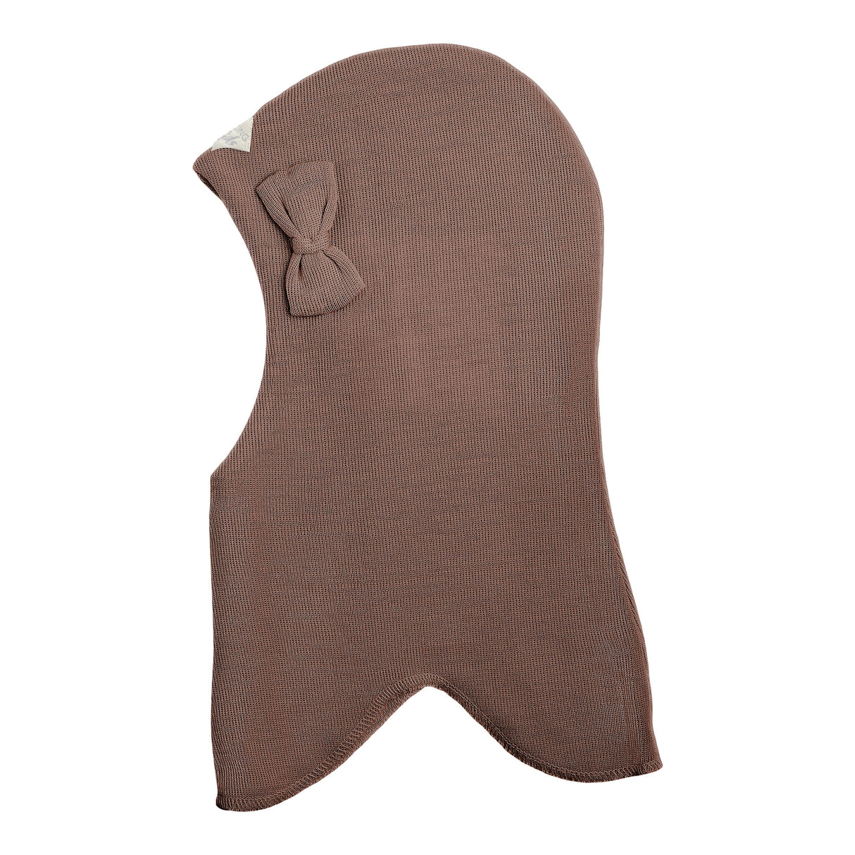 Racing Kids Uld Rund Elefanthue m/Sløjfe Rose Brown