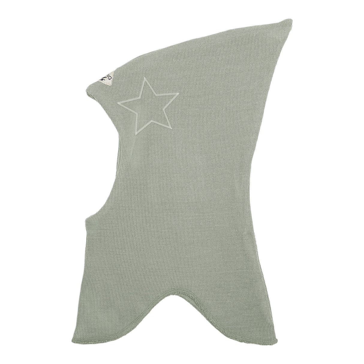 Racing Kids Uld Spids Elefanthue m/Stjerne Light Seagrass