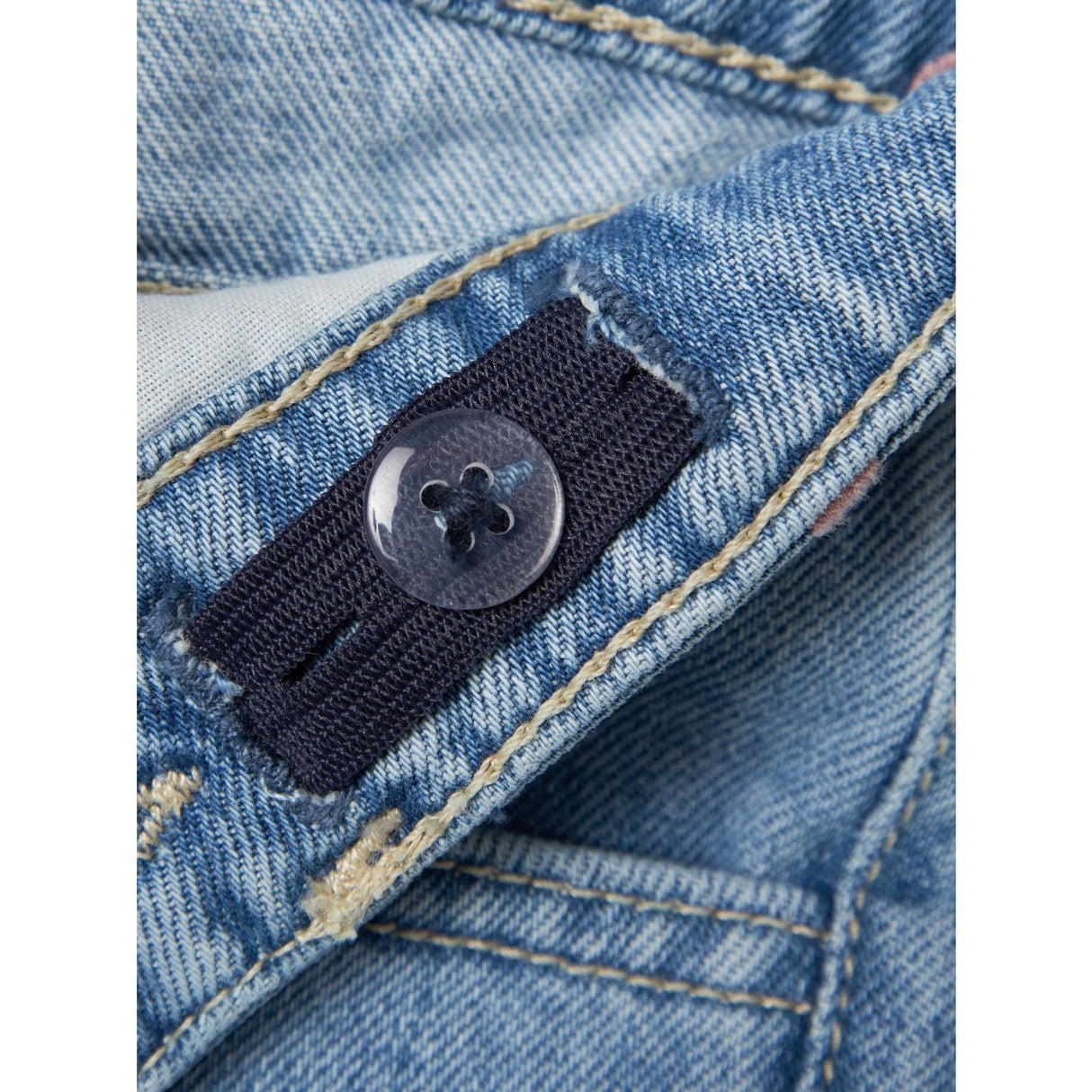 Name It Light Blue Denim Rose Wide Jeans