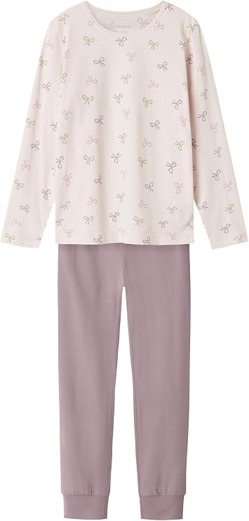 nkfnightset barely pink bow noos