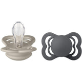 Bibs Supreme Silikone Sutter 2-pak Sand/Iron