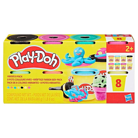 Play-Doh 8 Pack 680 g - Vibrant
