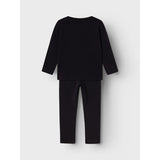 Name It Black Yellow Oween Top Sæt Skeleton