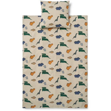 LIEWOOD Dinosaurs / Mist Carmen Baby Printed Sengetøj