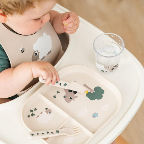 DonebyDeer Sand Foodie inddelt Tallerken Tiny farm