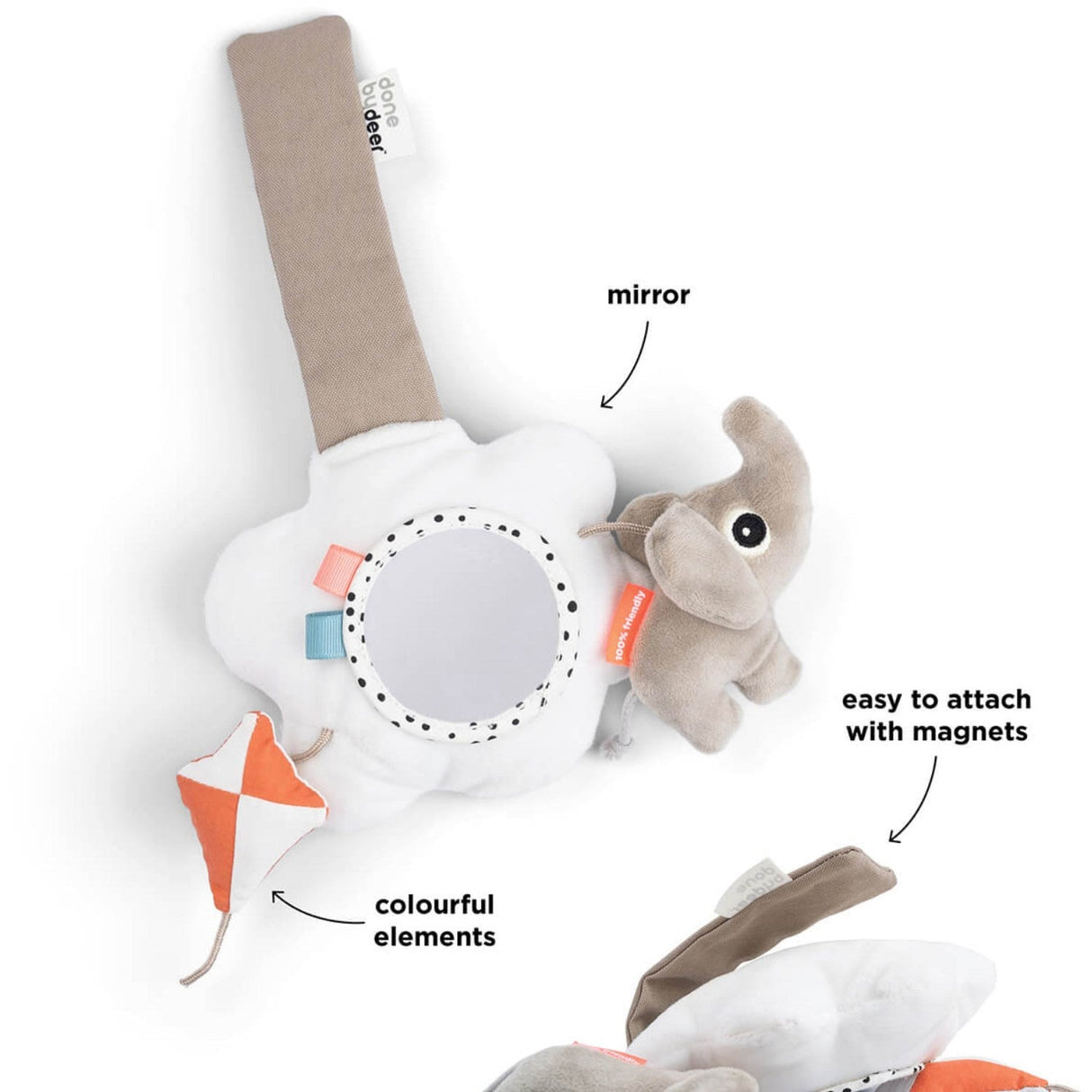 DonebyDeer Farvemix Barnevognsuro Playground Farvemix