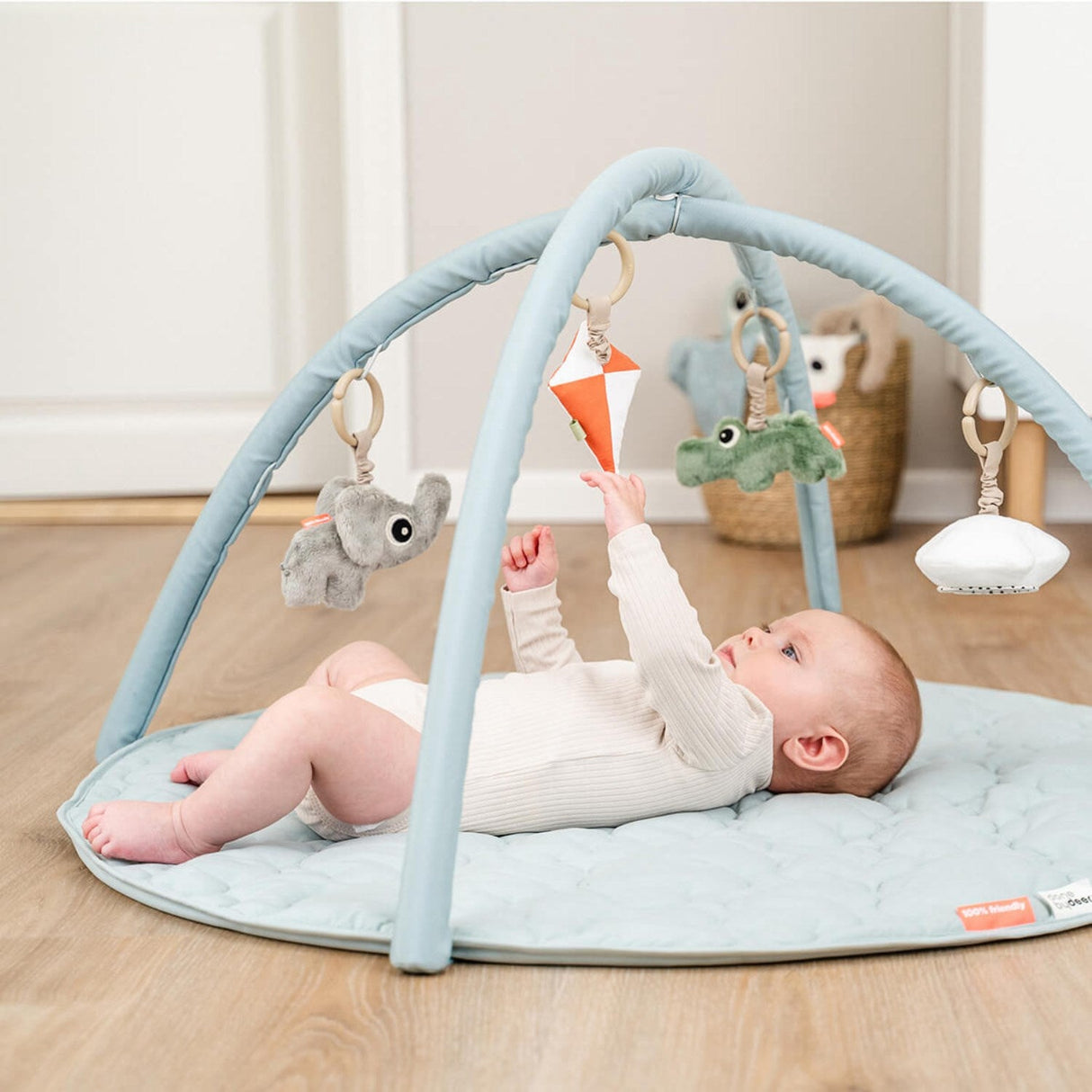 DonebyDeer Blå Aktivitets Legetæppe Playground Blå