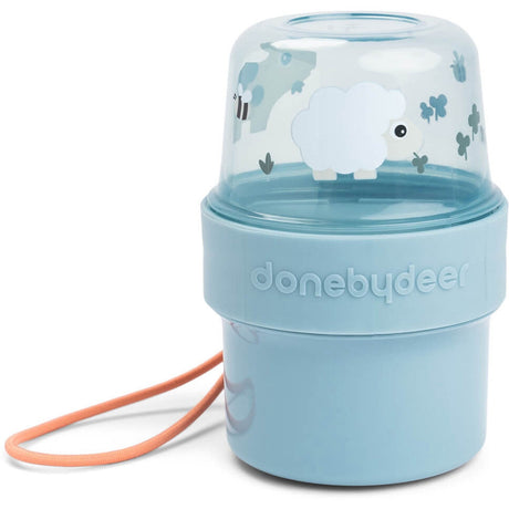 DonebyDeer Blå To go 2-way snackbøtte S Tiny farm