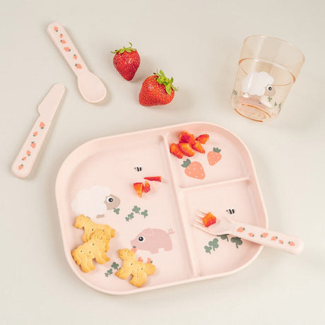 DonebyDeer Pudder Foodie inddelt Tallerken Tiny farm