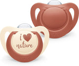 Nuk For Nature 2-pak sutter (0-6m)