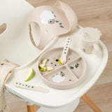 DonebyDeer Sand Stick&Stay inddelt Tallerken Tiny farm