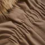 Baby Coverall W. Fake Fur - Fossil