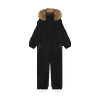 Coverall W. Fake Fur - Black