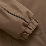 Coverall W. Fake Fur - Fossil