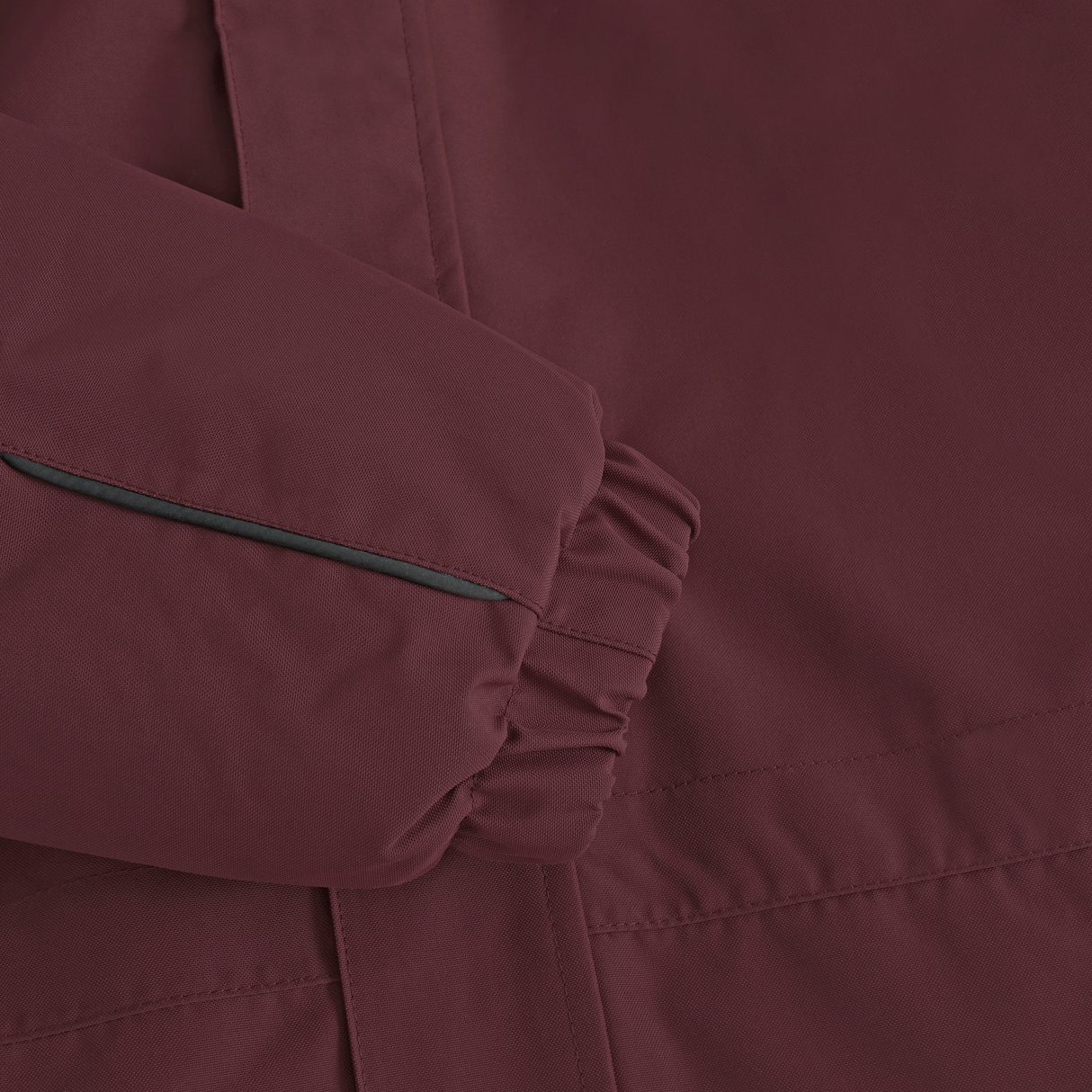 Coverall W. Fake Fur - Catawba Grape