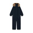 Coverall W. Fake Fur - Total Eclipse