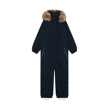 Coverall W. Fake Fur - Total Eclipse