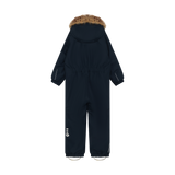 Coverall W. Fake Fur - Total Eclipse