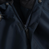 Coverall W. Fake Fur - Total Eclipse