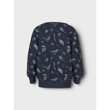 Name It Navy Blazer Dino World Nmmvimo Ls Nreg Aop Sweat Bru