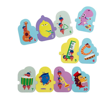 DR Børste 1 meter Puslespil, 10 brikker