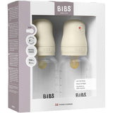 Bibs Ivory Baby Flaske Round Latex 2 Pack 150 ml Slow Flow