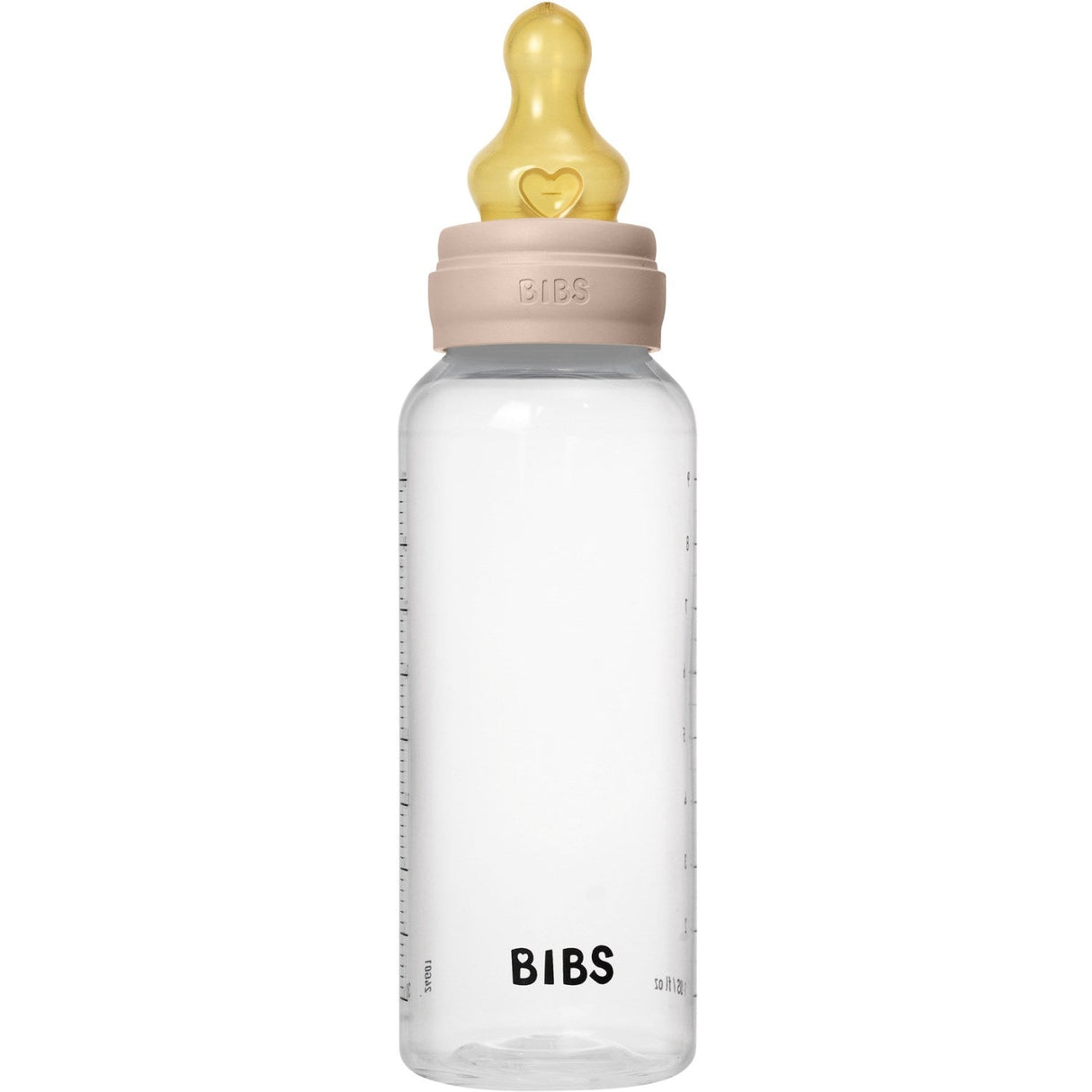 Bibs Blush Baby Flaske Round Latex 1 Pack 270 ml Medium Flow