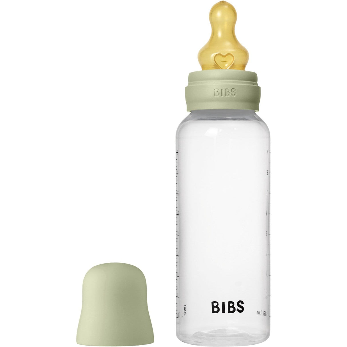 Bibs Sage Baby Flaske Round Latex 1 Pack 270 ml Medium Flow