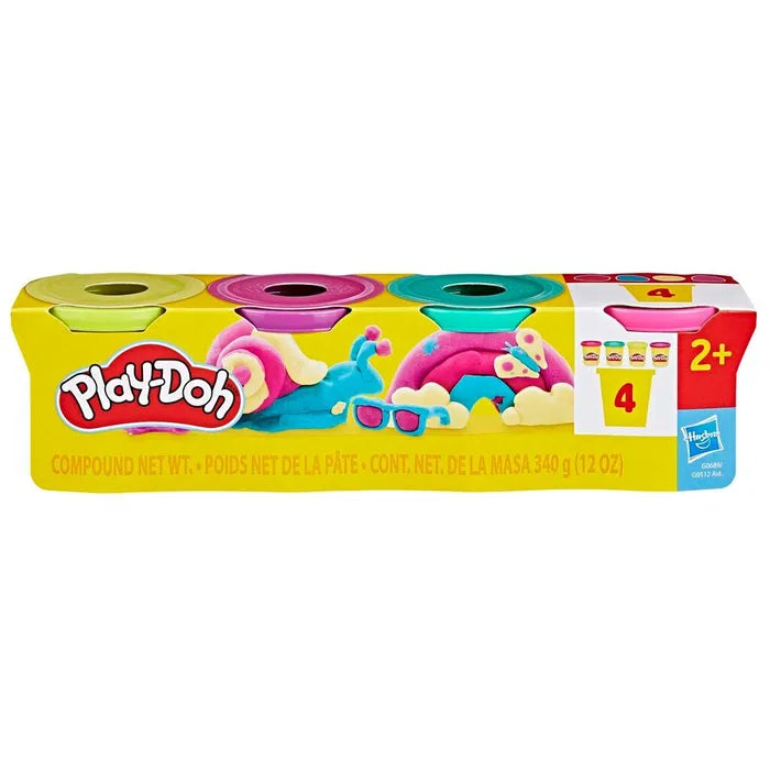 Play-Doh 4 Pack 340 g - Vibrant