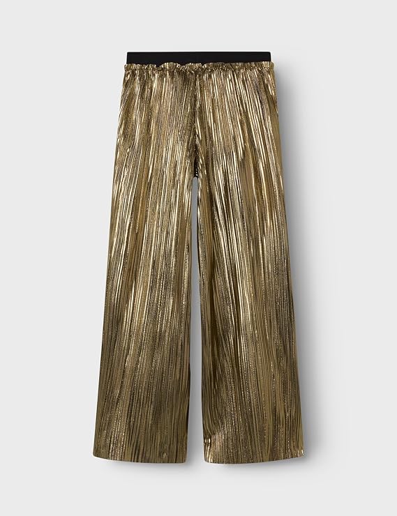 Name it NKFRITALLICA WIDE PANT - Bukser - Gold colour