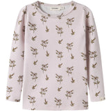 Lil'Atelier Hushed Violet Apple Rose Nmfgayo Sig Ls Slim Top Lil