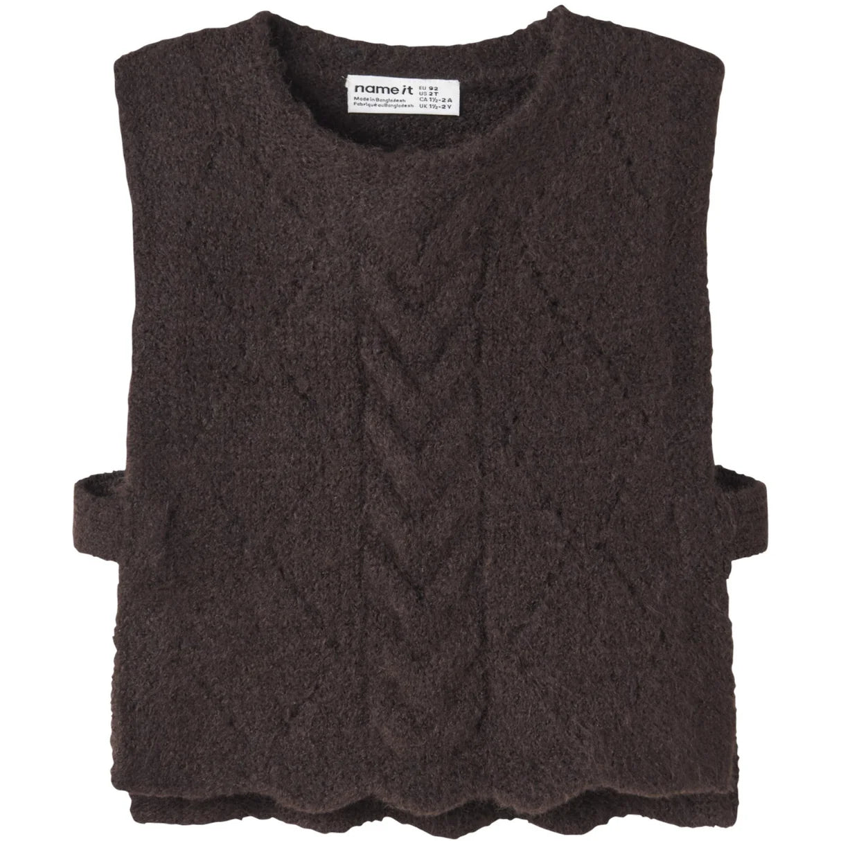 Name It Chocolate Plum Nmflea Strik Vest