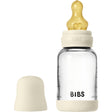 Bibs Ivory Glass Baby Flaske Round Latex Slow Flow