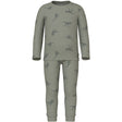 Name It Agave Green Pyjamas Agave Green Dino Rib Noos