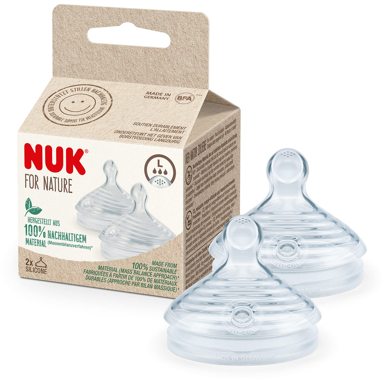 Nuk for Nature Flaskesut  str: S/M/L