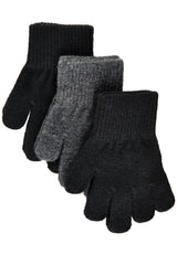 Mikk-Line Blue Nights -Antrazite - Black Handsker 3-Pak