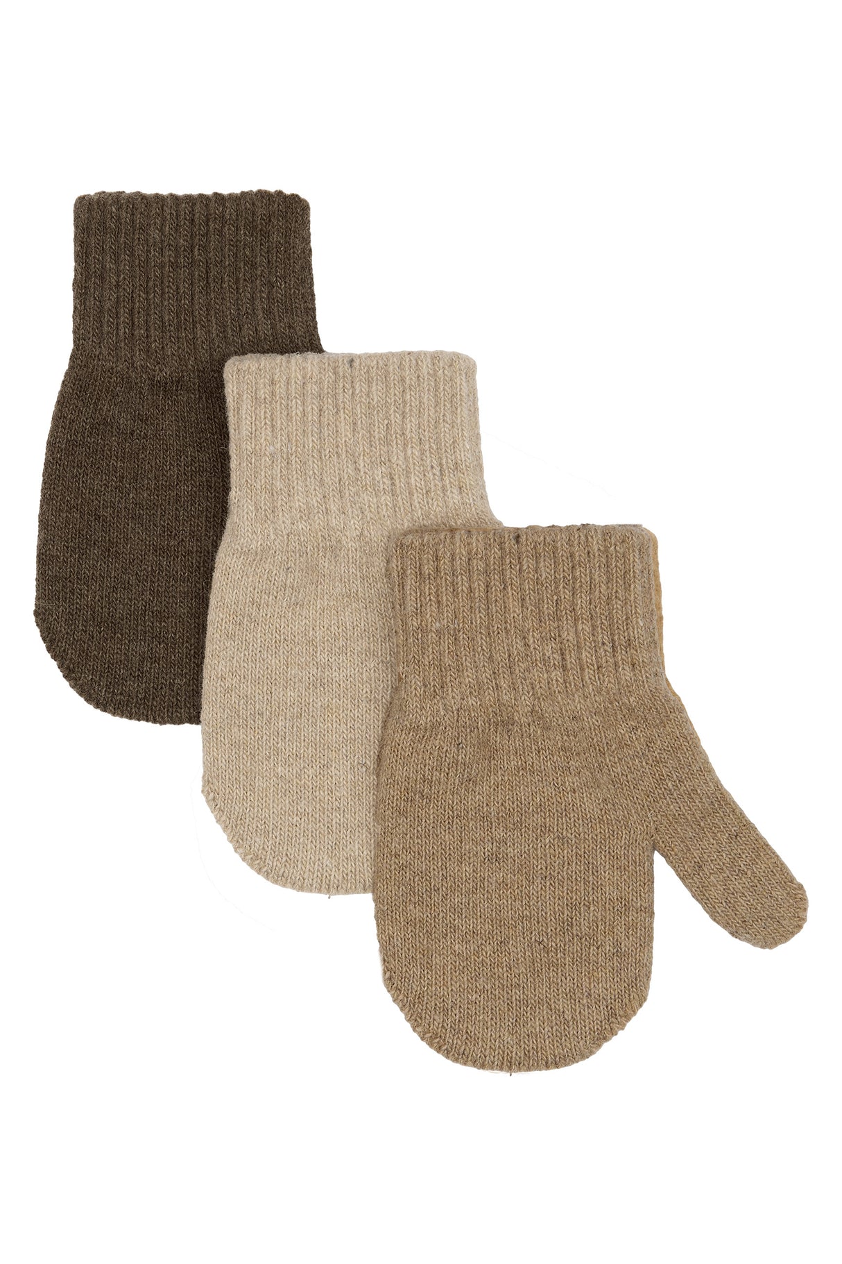 Mikk-Line Beige Melange-Melange Denver-Brown Melange Luffer 3-Pak
