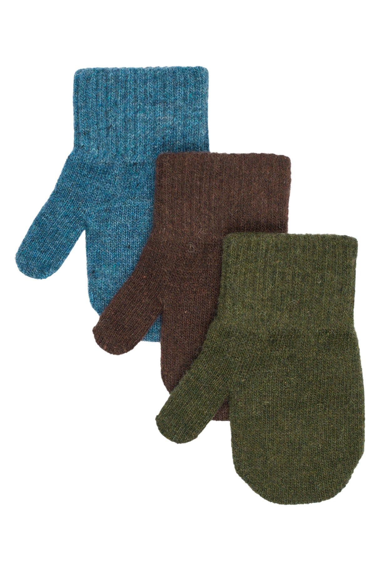 Mikk-Line Blue Mirage-Kombu Green - Coffee Bean Luffer 3-Pak