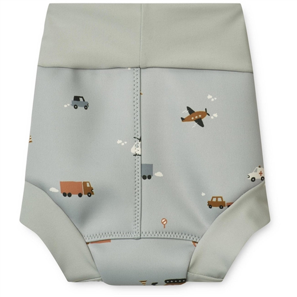 Liewood Valentin Nappy Badebukser Vehicles/Dove Blue